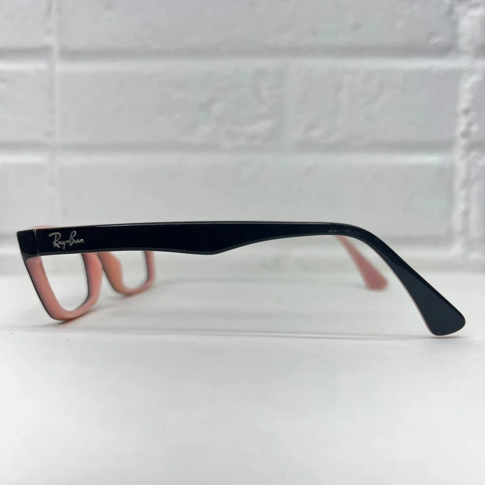 Ray-Ban RB5150 5024 Womens Eyeglasses Frames Black Pink Round Full Rim 50-19-135